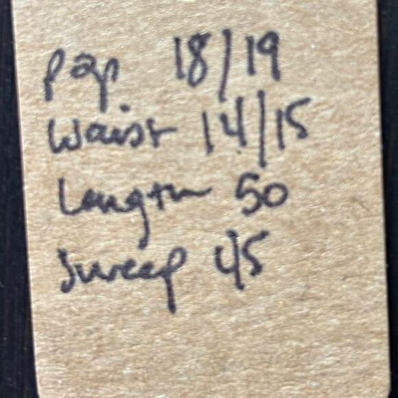 Anne Klein for Kenar Black Velvet Gown Size 4 Off Shoulder Evening Dress - Picture 8 of 8